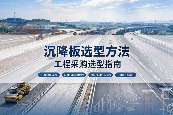 缙云沉降板选择方法