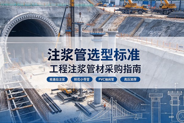 缙云注浆管选型标准