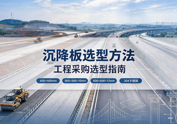 缙云沉降板选择方法